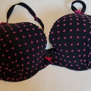 Betsey Johnson Hearts Bra